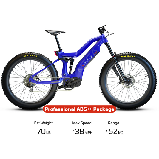 Nireeka Mega 1500 18" Pearlized Blue | Professional ABS++ Package Demo In Stock