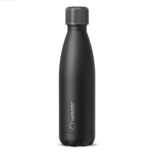 Waatr Lyt Water Bottle Onyx 17oz